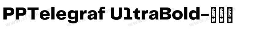 PPTelegraf U1traBold字体转换